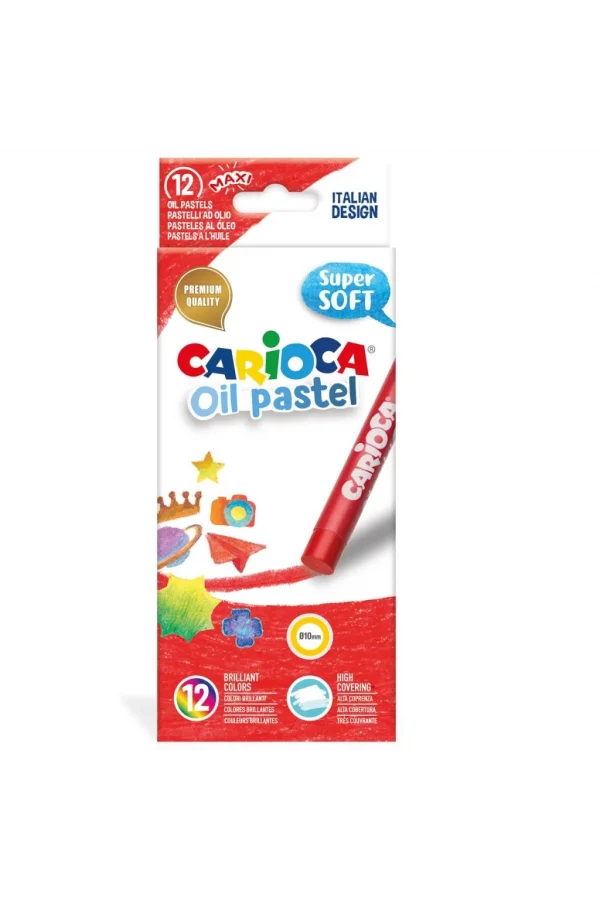 Nessiworld  Carioca Yağlı Pastel Boya Kalemi 12Li