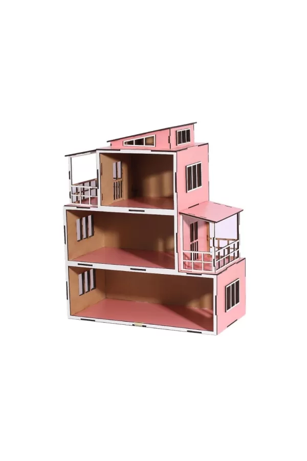 Nessiworld CCY00696 MEMO AHŞAP BEBEK EVİ NO 2