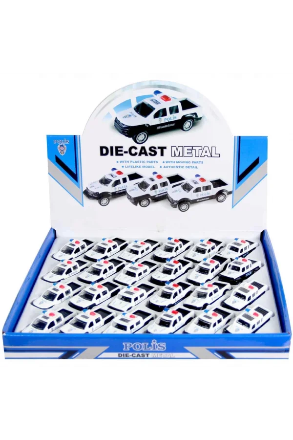 Nessiworld  Çek Bırak Metal Polis Pickup Aracı