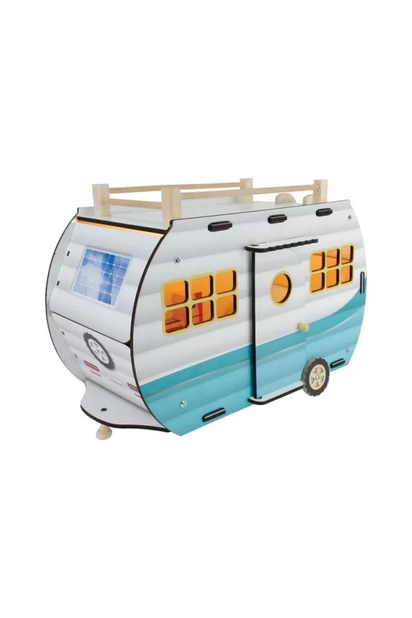 Nessiworld ÇG95 Ahşap Karavan Turkuaz -Okutan