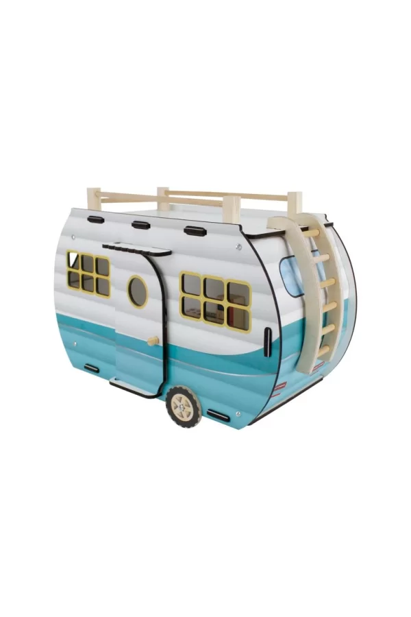 Nessiworld ÇG95 Ahşap Karavan Turkuaz -Okutan