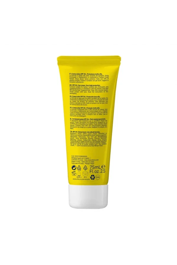Nessiworld  Chicco Baby Moments Sun Güneş Kremi Spf 50+ 75 ml + After Sun Hediye