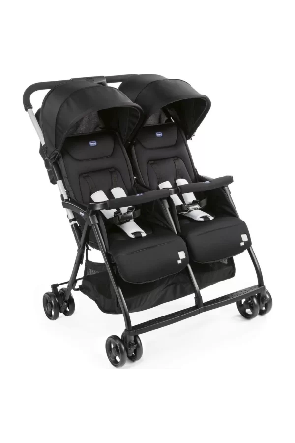Nessiworld   Chicco Ohlala Twin İkiz Bebek Arabası Black Nigth