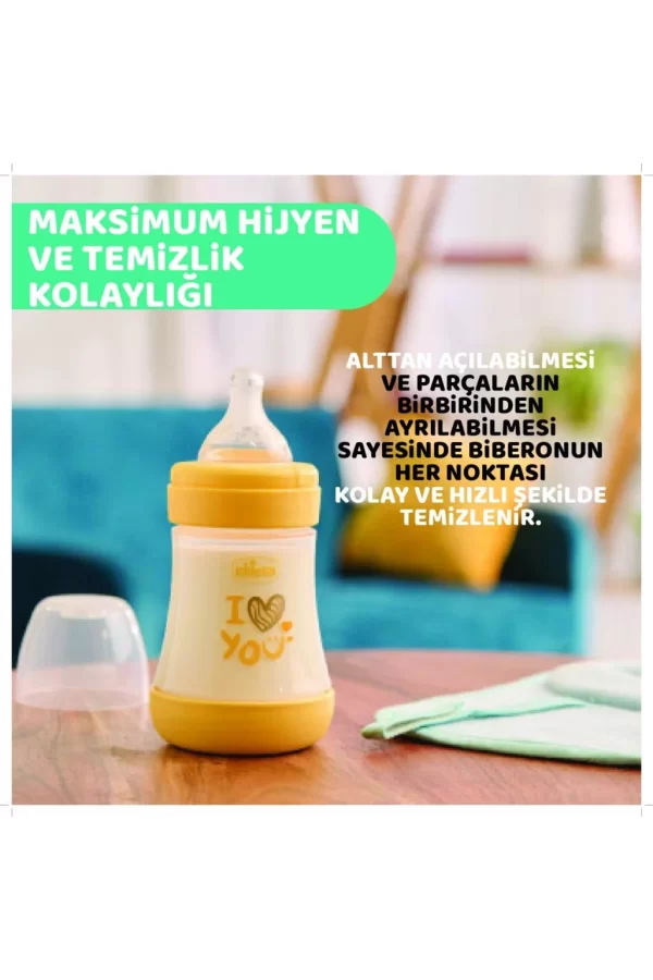 Nessiworld  Chicco Perfect 5 Antikolik Biberon PP 150 ml Boy