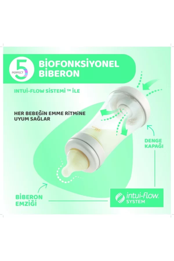 Nessiworld  Chicco Perfect 5 Antikolik Biberon PP 150 ml Boy