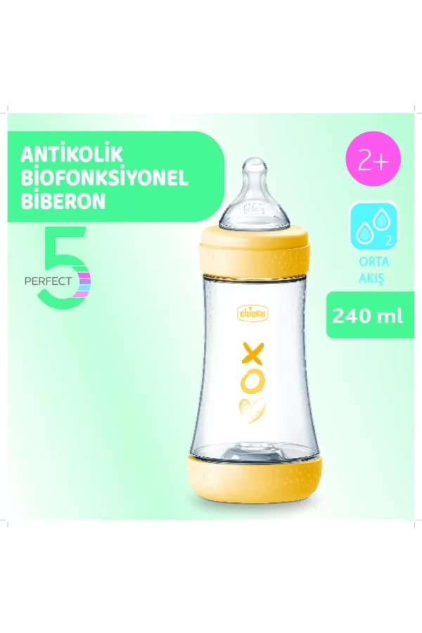 Nessiworld  Chicco Perfect 5 Antikolik Biberon PP 240 ml Boy