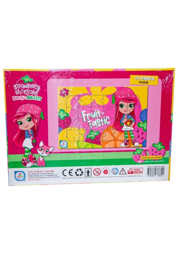 Nessiworld CK7862 Çilek Kız 24 Parça Frame Puzzle 1 - Utku Oyuncak