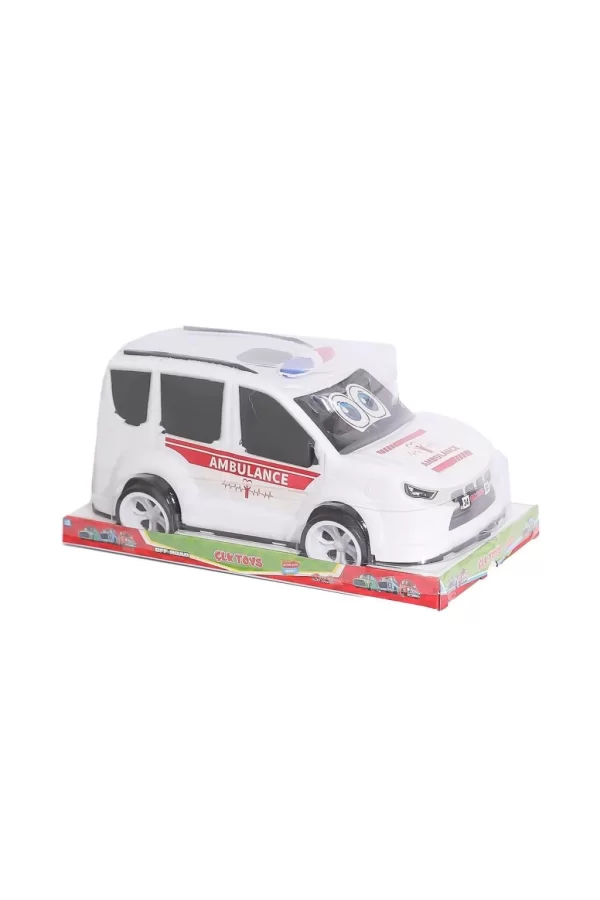 Nessiworld  CLK-252 Vakumlu Ambulans -Çalkan Oyuncak