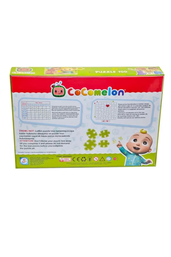 Nessiworld CO7778 Cocomelon 100 Parça - Utku Oyuncak