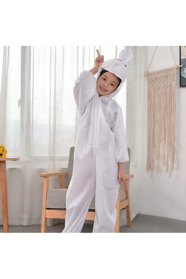 Nessiworld  Çocuk Tavşan Kostümü Beyaz Renk 2-3 Yaş 80 cm