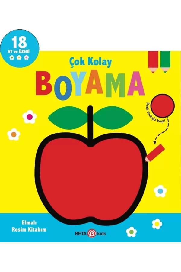 Nessiworld Çok Kolay Boyama Elmalı Resim Kitabım