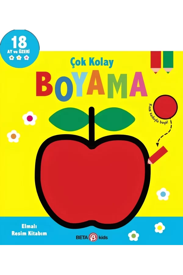 Nessiworld Çok Kolay Boyama Elmalı Resim Kitabım