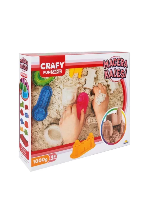 Nessiworld  Crafy Macera Kalesi Oyun Kumu Seti 8 Parça 1000 g