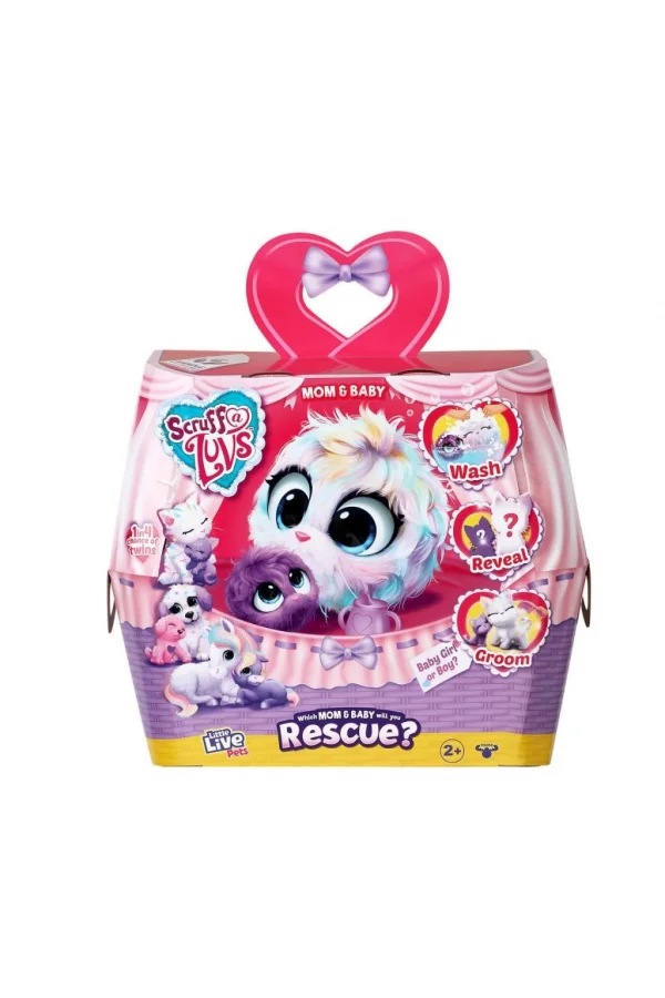 Nessiworld CRU09000 Scruff a Luvs Anne ve Yavrusu 30175 +3 yaş