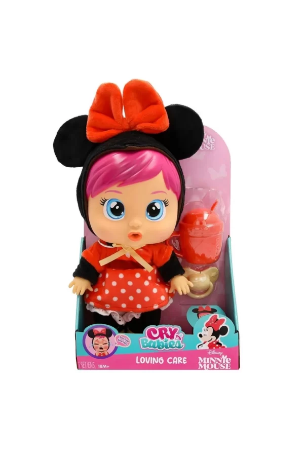 Nessiworld Cry Babies Love and Care Minnie Kostümlü Bebek