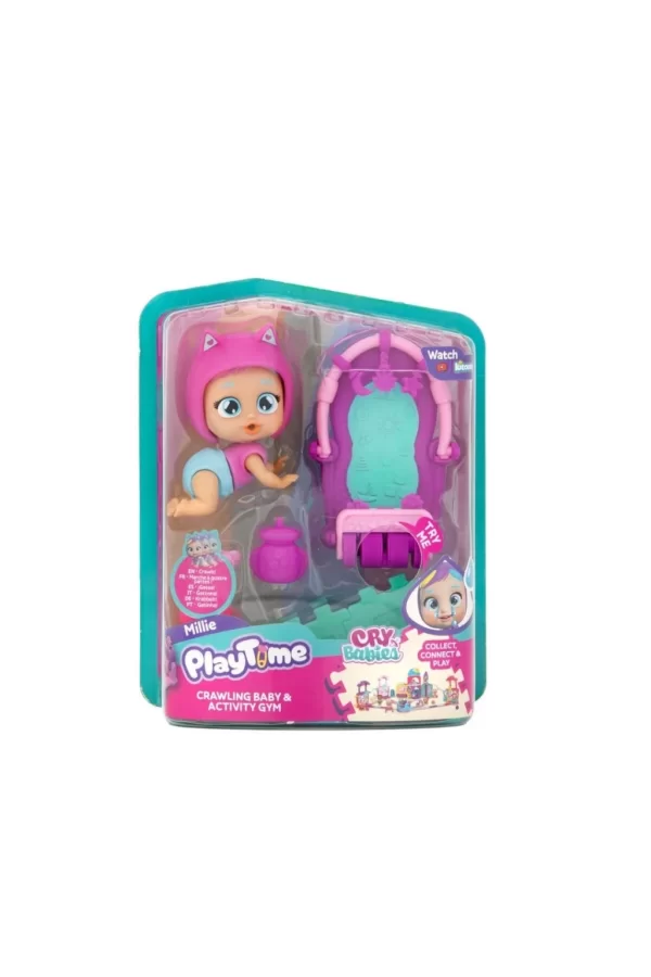Nessiworld Cry Babies Play Time Mini Millie Bebek ve Aktivite Halısı