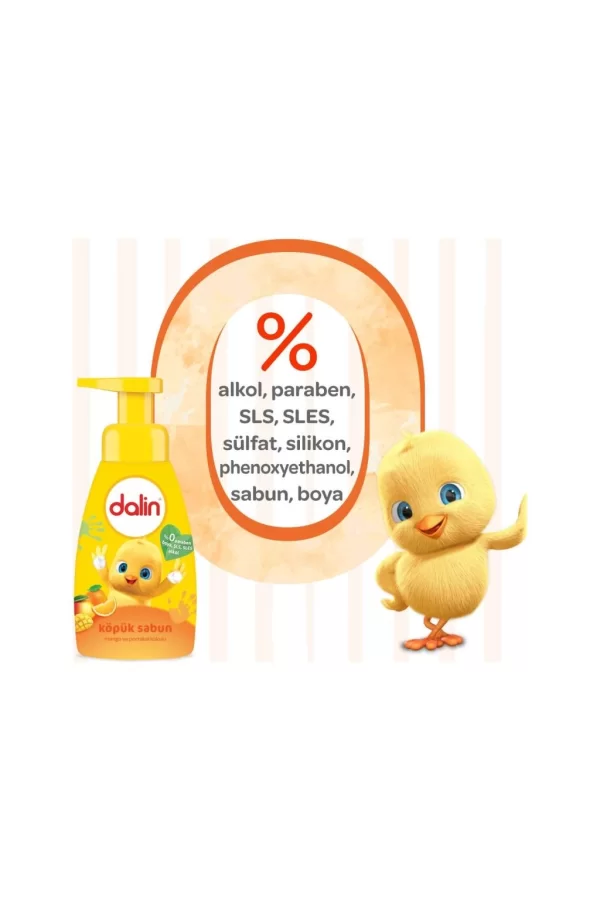 Nessiworld Dalin Köpük Sabun Mango ve Portakal Kokulu 200 ml