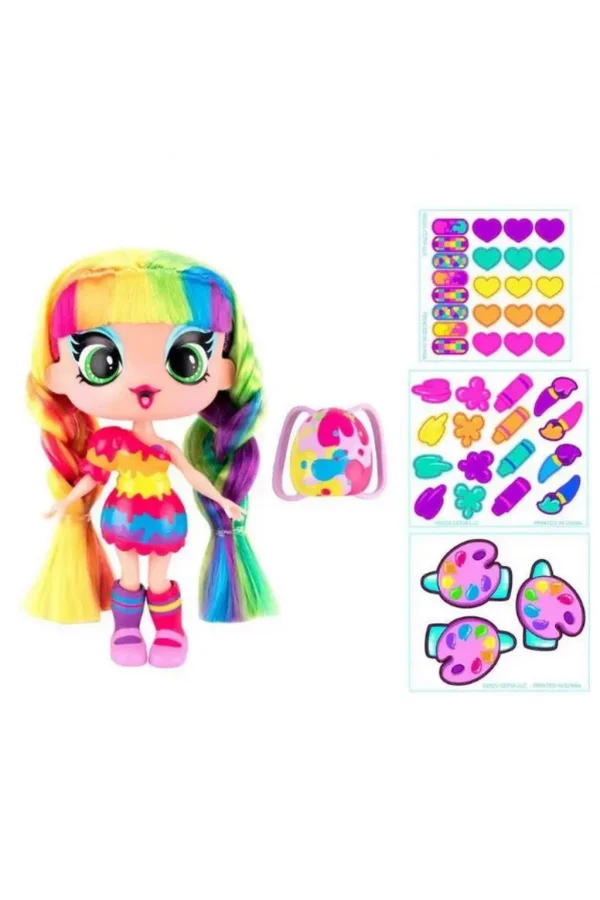 Nessiworld  Decora Girlz Büyük Moda Bebek ve Oyun Seti 15 cm