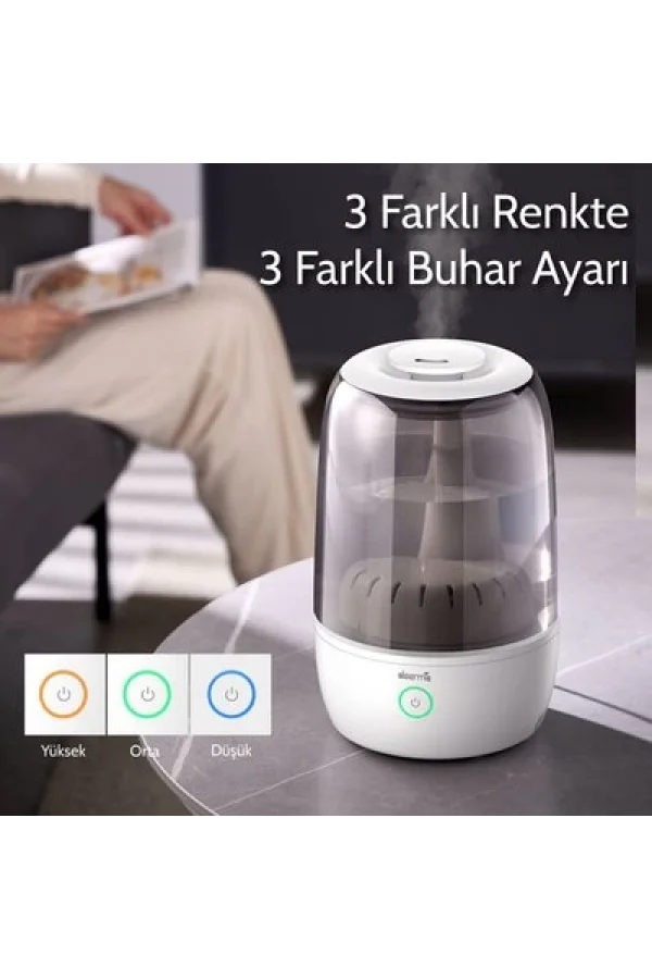Nessiworld  Deerma F60W Dijital Üstten Dolum Ultrasonik Soğuk Hava Nemlendirici