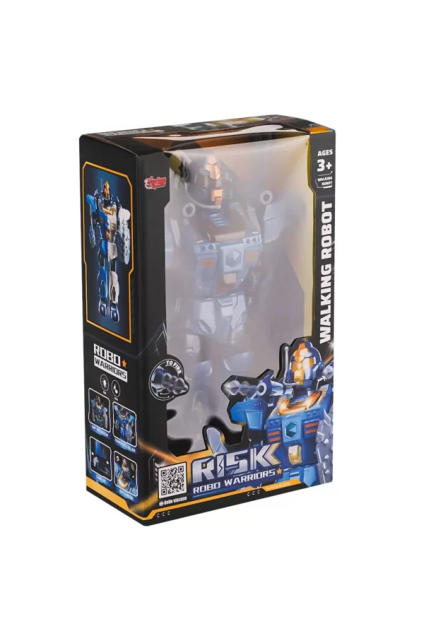 Nessiworld  DF-6051 Işıklı ve Müzikli Roket Atan Robot- Vardem Oyuncak