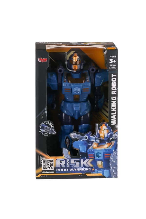 Nessiworld  DF-6051 Işıklı ve Müzikli Roket Atan Robot- Vardem Oyuncak