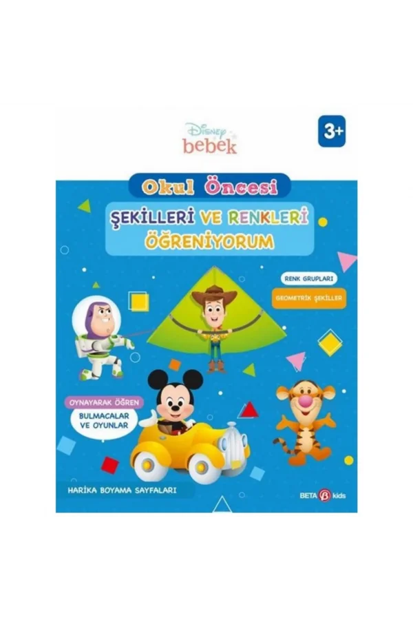 Nessiworld Disney Eğitsel Okul Öncesi Şekilleri ve Renkleri Öğreniyorum