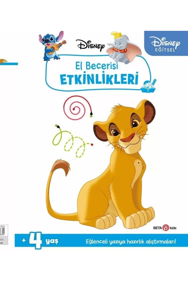 Nessiworld  Disney Eğitsel Simba El Becerisi Etkinlikleri Yazıya Hazırlık