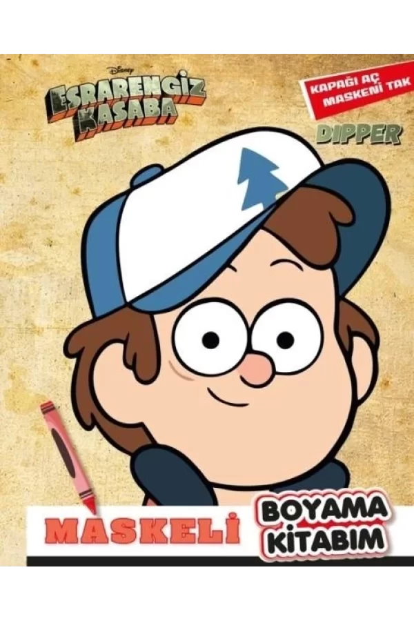 Nessiworld  Disney Esrarengiz Kasaba Maskeli Boyama Dipper