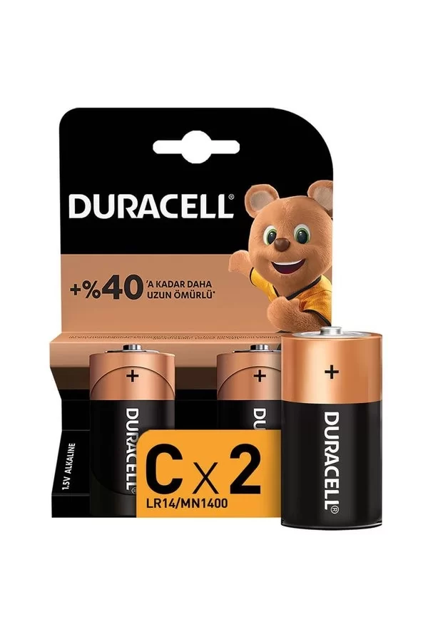 Nessiworld  Duracell Basic C Boy Pil 2Li