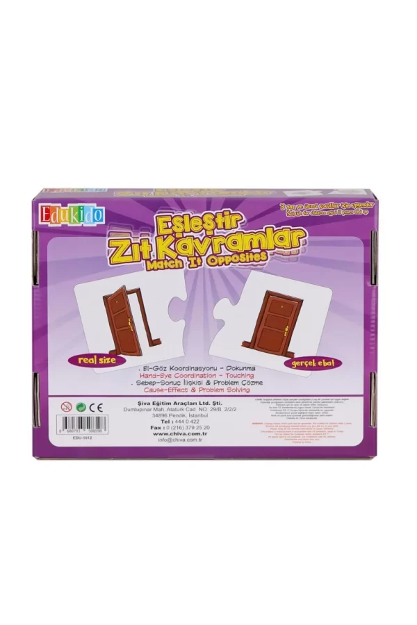 Nessiworld EDU-1012 Eşleştir Zıt Kavramlar -Chiva
