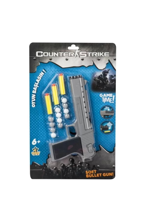 Nessiworld  ER-132 Dart ve Top Atan Desert Eagle Tabanca  - Erdem Oyuncak