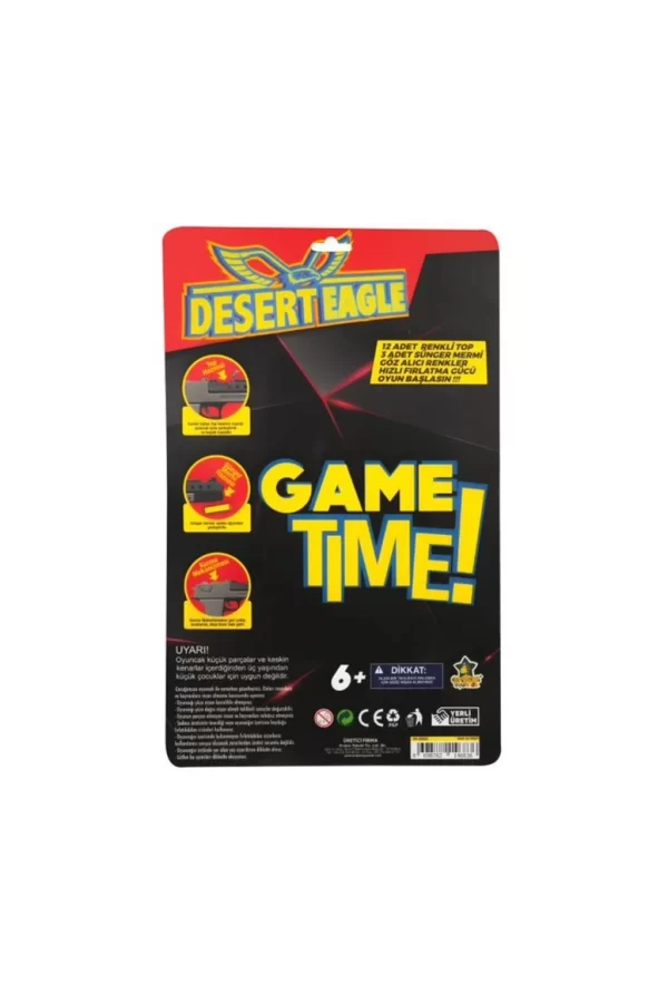 Nessiworld  ER-132 Dart ve Top Atan Desert Eagle Tabanca  - Erdem Oyuncak