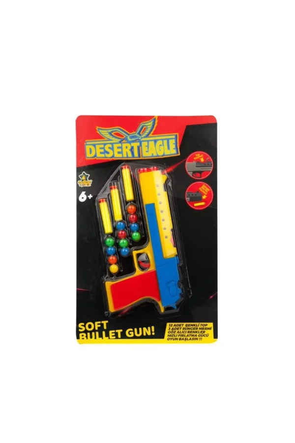 Nessiworld  ER-132 Dart ve Top Atan Desert Eagle Tabanca  - Erdem Oyuncak
