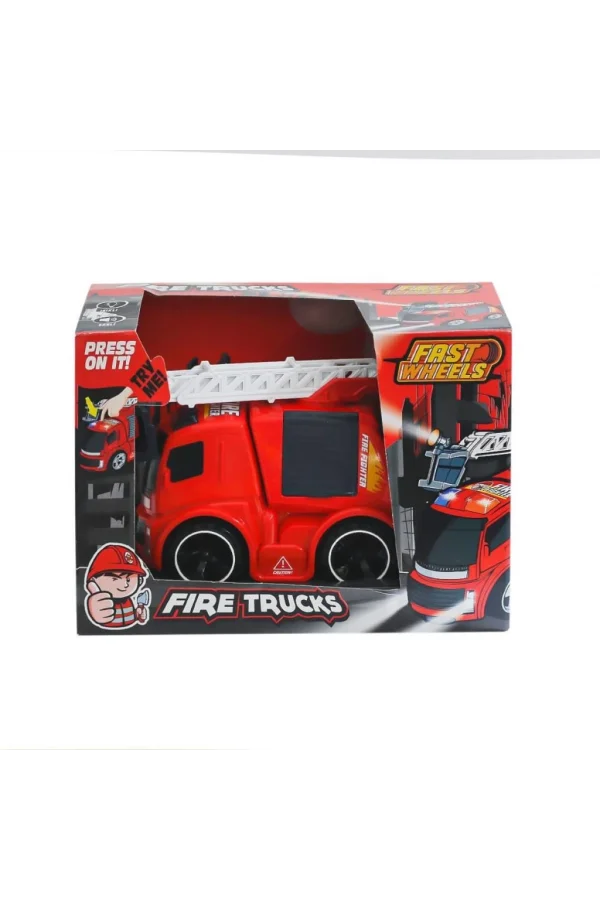 Nessiworld  ER-243 Fast Wheels İtfaiye Kamyonu -Erdem Oyuncak