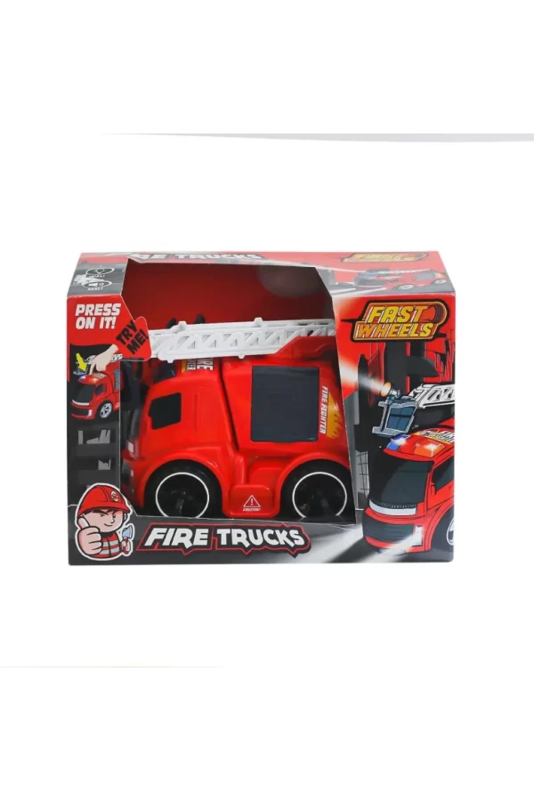 Nessiworld  ER-243 Fast Wheels İtfaiye Kamyonu -Erdem Oyuncak
