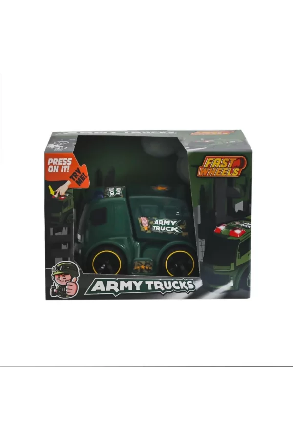 Nessiworld  ER-246 Fast Wheels Asker Kamyonu -Erdem Oyuncak