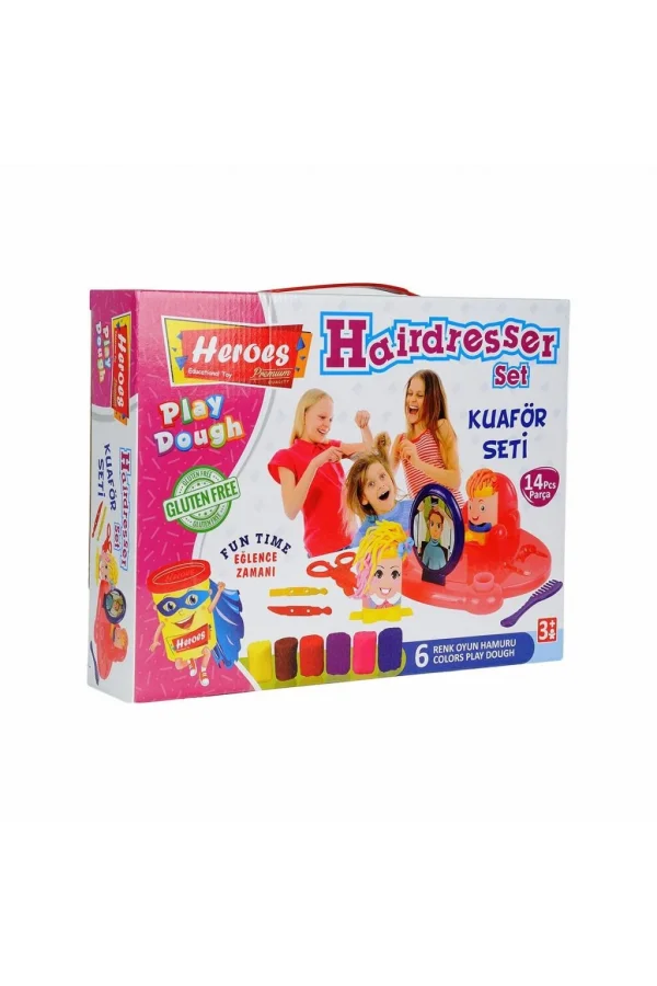 Nessiworld  ERN-576 Heroes Kuaför Oyun Hamuru Seti - Eren Eğitici Oyuncak