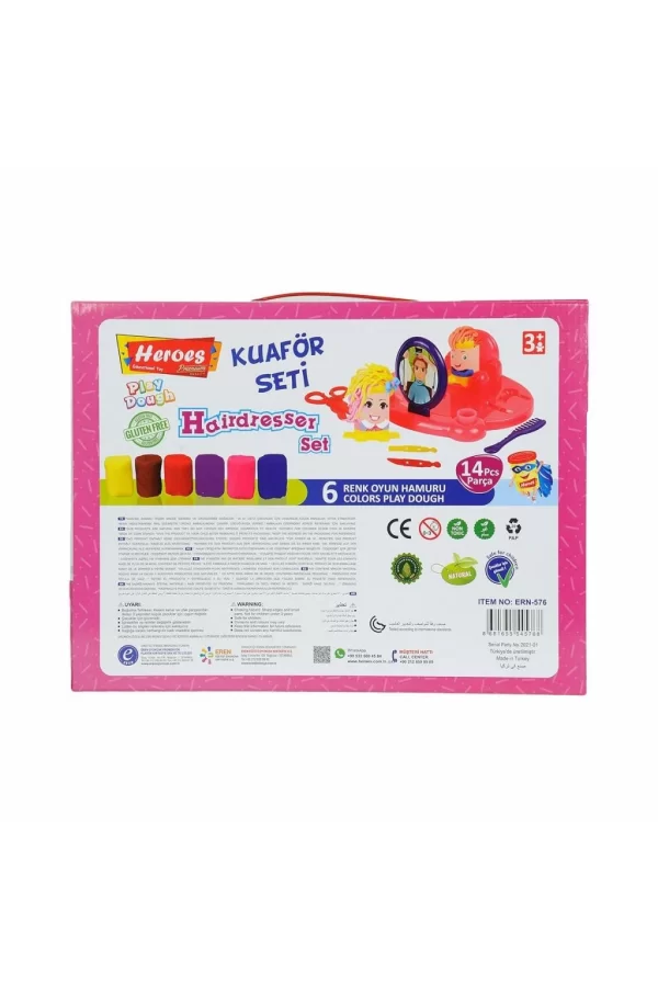 Nessiworld  ERN-576 Heroes Kuaför Oyun Hamuru Seti - Eren Eğitici Oyuncak