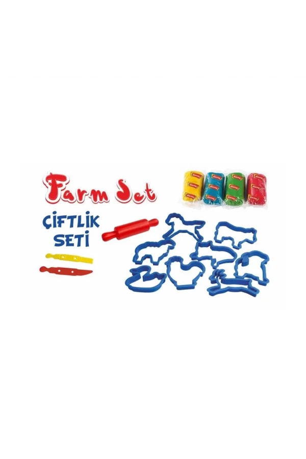 Nessiworld  ERN-588 Heroes Orta Kutulu Çiftlik Oyun Hamuru Seti  - Eren Oyuncak