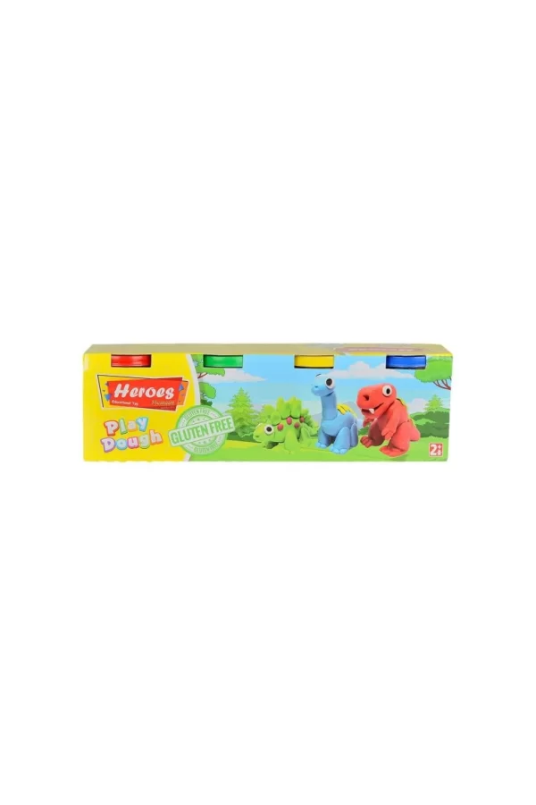 Nessiworld  ERN-604 Heroes Premıum Dörtlü Oyun Hamuru - Eren Oyuncak