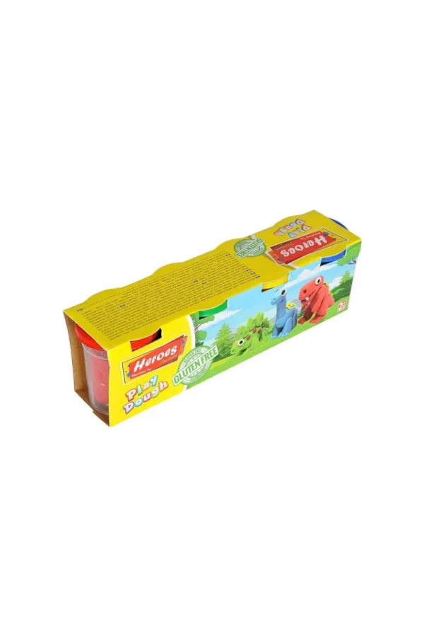 Nessiworld  ERN-604 Heroes Premıum Dörtlü Oyun Hamuru - Eren Oyuncak