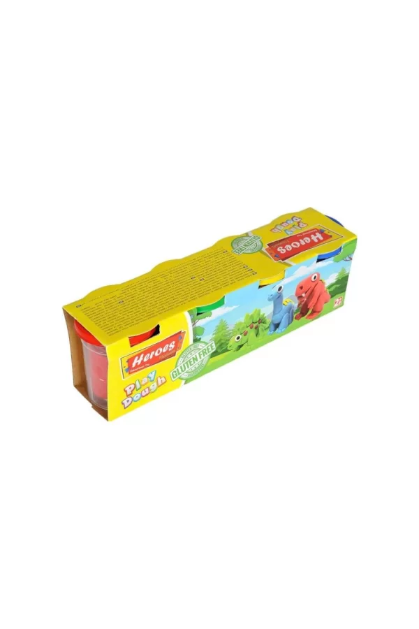 Nessiworld  ERN-604 Heroes Premıum Dörtlü Oyun Hamuru - Eren Oyuncak