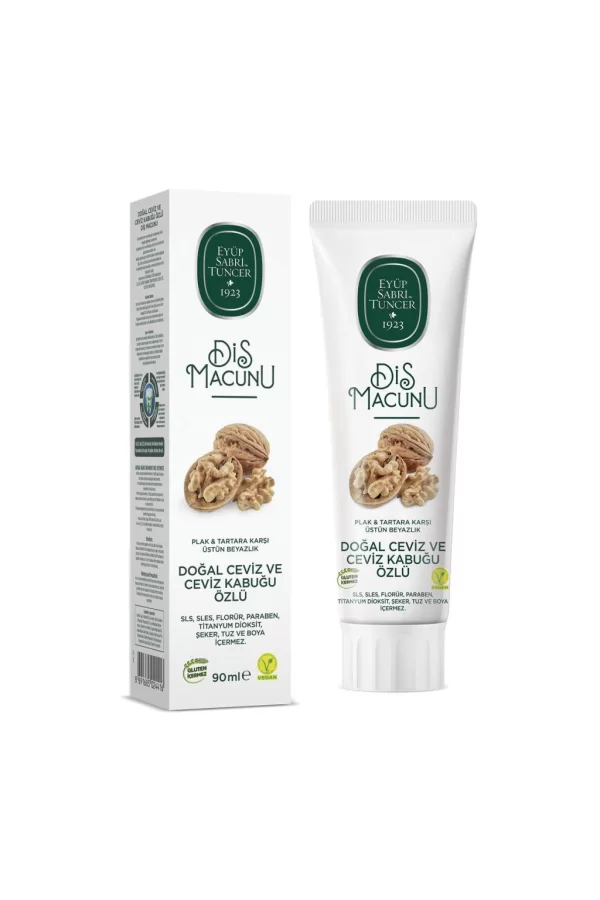 Nessiworld  Eyüp Sabri Tuncer Doğal Diş Macunu 90 Gr Ceviz & Ceviz Kabuğu Özlü