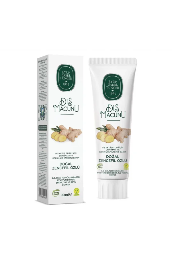 Nessiworld  Eyüp Sabri Tuncer Doğal Diş Macunu 90 Gr Zencefil Özlü