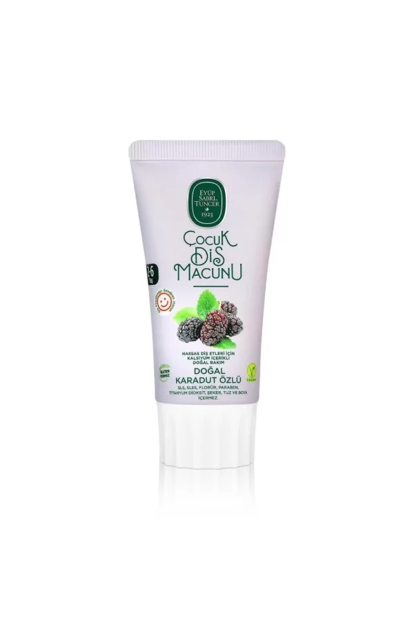 Nessiworld  Eyüp Sabri Tuncer Doğal Karadut Özlü Diş Macunu 2-6 Yaş 60ml