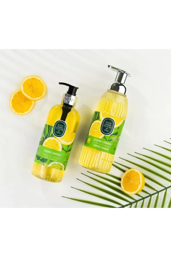 Nessiworld  Eyüp Sabri Tuncer Doğal Zeytinyağlı Köpük Sabun 500 ml Çeşme Limonu