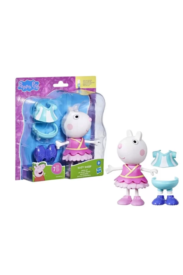 Nessiworld  F8859 Peppa Pig ve Ailesi Kıyafetli Figür Seti +3 yaş