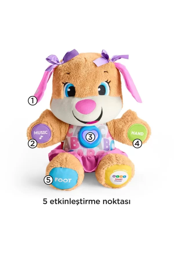 Nessiworld FPP83 Fisher-Price® Yaşa Göre Gelişim Eğtici Köpekçiğin Kız Kardeşi / Türkçe / Eğlen ve Öğre