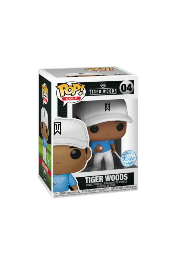 Nessiworld  Funko POP! Golf Tiger Woods (Blue Shirt) Special Edition