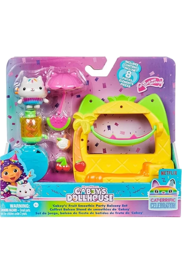 Nessiworld  Gabbys Dollhouse Balkon Takımı Figür Set